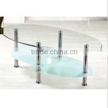 Tempered glass tea table design