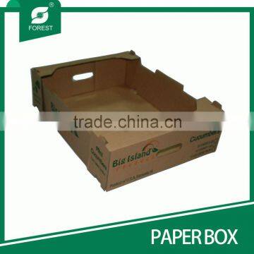 2015BEST SELLING CMYK COLORS PRITING FRUIT PACKAGING BOX CARDBOARD PAPER BOX FOR MARKET WHOLESALE