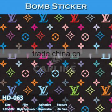 HD-063 CARLIKE Car Sticker Bomb Graffiti Vinyl Body Wrapping