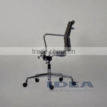 Replica EA117 Charles Office Chair - Black Color Genuine Leather photo-3