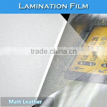 SINO Leather PVC Self Adhesive Cold Lamination Advertising Sticker Film