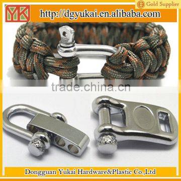 Yukai Wholesale Paracord Shackle Clasp Zinc Alloy Shackle Clasp photo-3