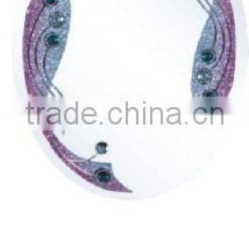 purple color resin mirror