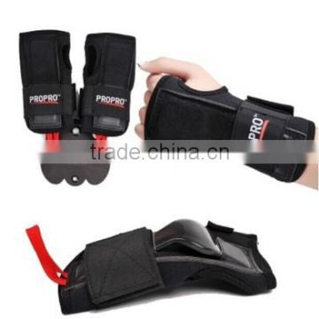 PROPRO Wrist Guards Pair Black Color Ski Snowboard Skate Wristguard Protection