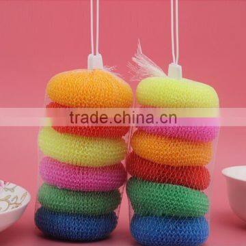 Household Daily Necessity Products Kitchen Plastic Mesh Scourer Quality Choice