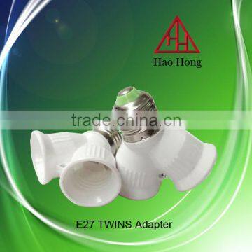 HAO HONG E27 Series of twins lamp holder adapter