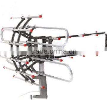 150miles Outdoor TV Antenna Motorized Amplified HDTV High Gain 32dB UHF VHF ANTENNA