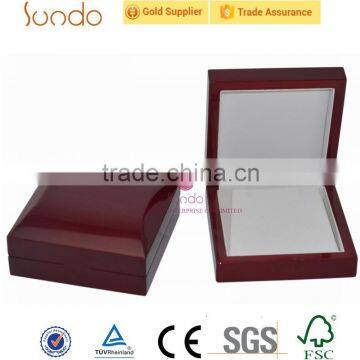 luxury red jewelry earring box