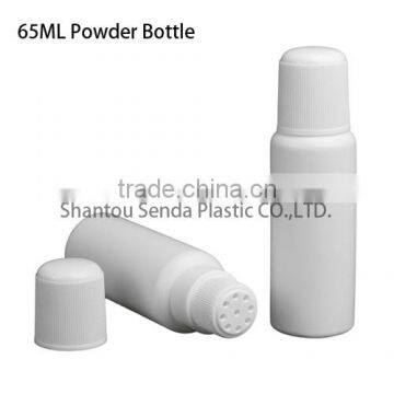 talcum powder bottle,good sealing screw top with cap,65ml protein powder joyshaker bottle