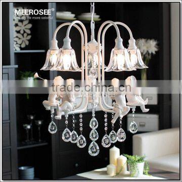 White Lovely Kids Chandelier Lighting for Bedroom MD2482