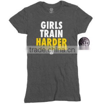 Gold Gym GIRLS TRAIN HARDER Tee shirts