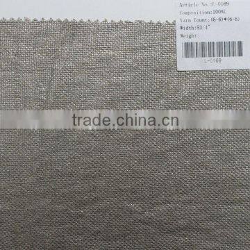 100% linen coating fabric