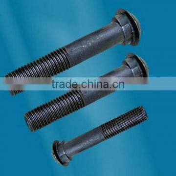 Carriage bolts with half thread