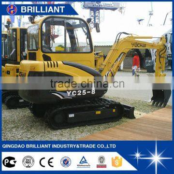 Most Popular 0.07m3 Bucket Capacity New Mini Excavator YC25-8 With High Quality and Cheap Price photo-6