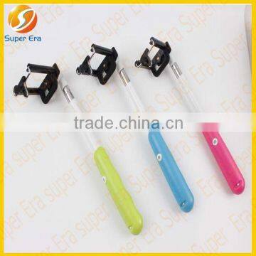 2014 new inventions camera wireless monopod with bluetooth selfie sticks factory cheap selling