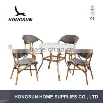 DT208 new pe rattan stackable outdoor furniture