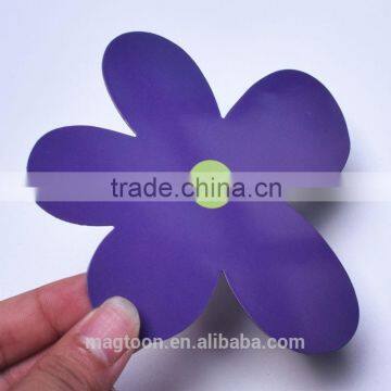 2016 lovely flower design flat paper fridge magnets for decoration