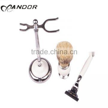 Hot Sale Silvertip Badger Hair Shaving Brush With Shaving Razor photo-5