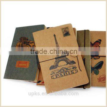 Sadie H-005 leather sandwich 128sheets 6 patterns notebook