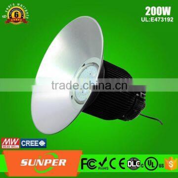 Good installation solution Gym indoor stadium LVD 200w low heat high bay light