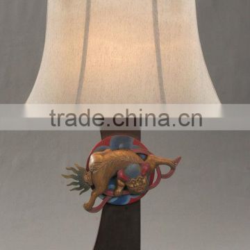 2015 Chinese traditional style poly sculpture table lamp