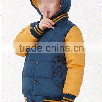 2016 Spring Kids baseball down jacket