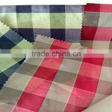 new fashion arrival real silk cotton yard dyed woven fabric silk voile fabric stripe pattern