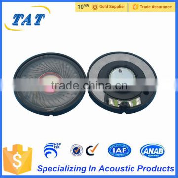 TAT-R40 Wholesale 32 ohm speaker 40mm mylar speaker