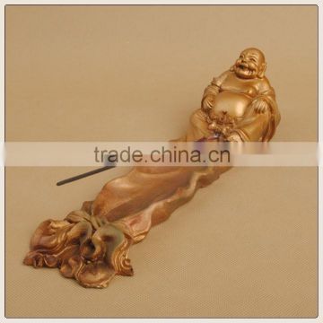 Chinese laughing buddha Incense Stick Holder