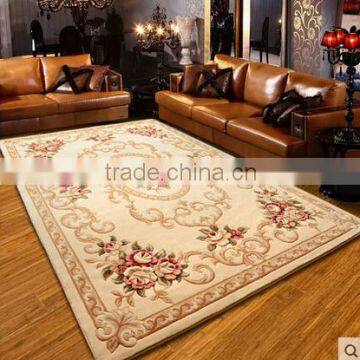 Wilton Floral Wall To Wall Wool Felt Sculptured Rugs And Carpets