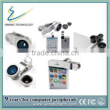 High Quality Universal Clip Lens 3 in 1 mobile phone camera lens                        
                                                Quality Choice