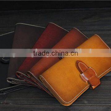Retro Cow Leather Wallet,Long Wallet