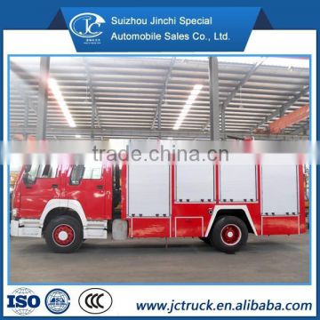 water tank foam fire fighting truck SINO HOWO 4X2/4X4 7CBM