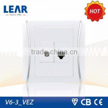 V6-3 Tv socket & Telephone socket