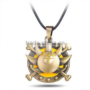 custom popular high quality anime One Piece ship necklace jewelry