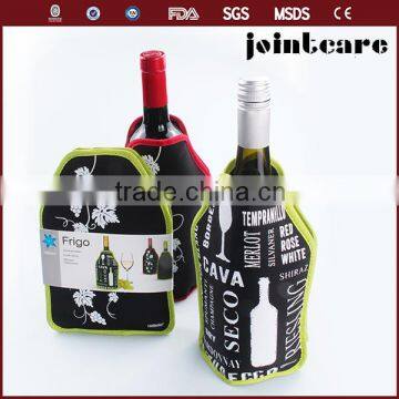 T-shirt/ reusable bottle cooler single beer bottle cooler neoprene 6-pack beer bottle cooler