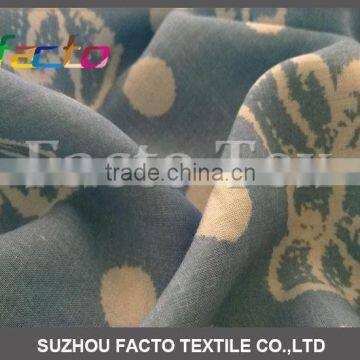 Cusom Rayon Print Fabric, Silky, 100%rRayon, Less Shrinkage