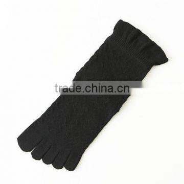 Best Socks Manufacturer Japanese Design OEM School Teen Girls Summer Thin Cotton Black Five Toe Cozy Socks photo-1