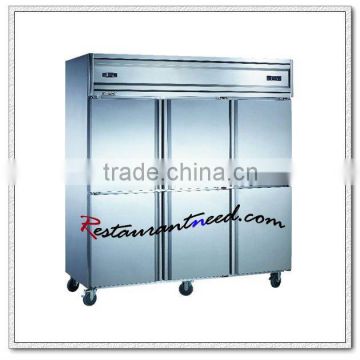 R221 6 Doors Double-Temperature Static Cooling/Fancooling Kitchen Freezer