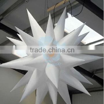 Funny 3D inflatable star with led light