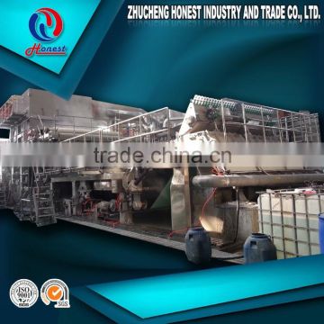 full production line small type advanced waste paper recycling kitchen paper towel making machine with new technology