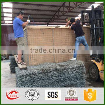 Zinc 300g hesco,PP geotextile hesco blast wall mil2