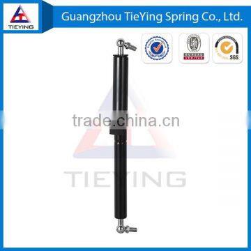 gas spring with shafety shroud for treadmill