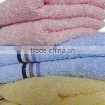 Dobby jerry 100% cotton bath towel