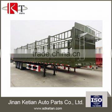 13 Tons 3 Axles (2 Axles Optional) Side Wall Semi Trailer