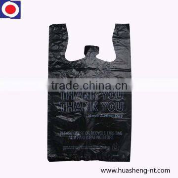HDPE black recycled plastic bag