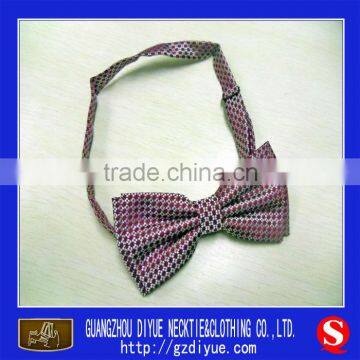 fashionable red silk woven bow ties