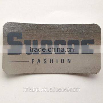 silver pu label