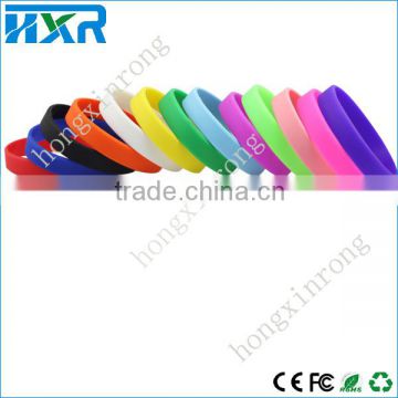 Hot sales silicon wristband promotion bulk rubber wristband