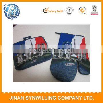 Reliable Quality Fruit Printed Cotton Oven Mittens Adult